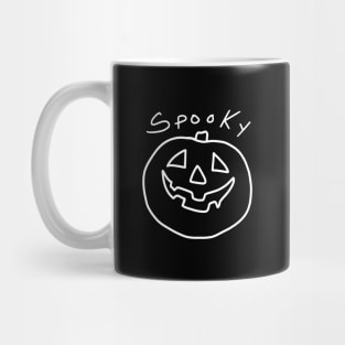 Spooky Halloween Pumpkin Mug